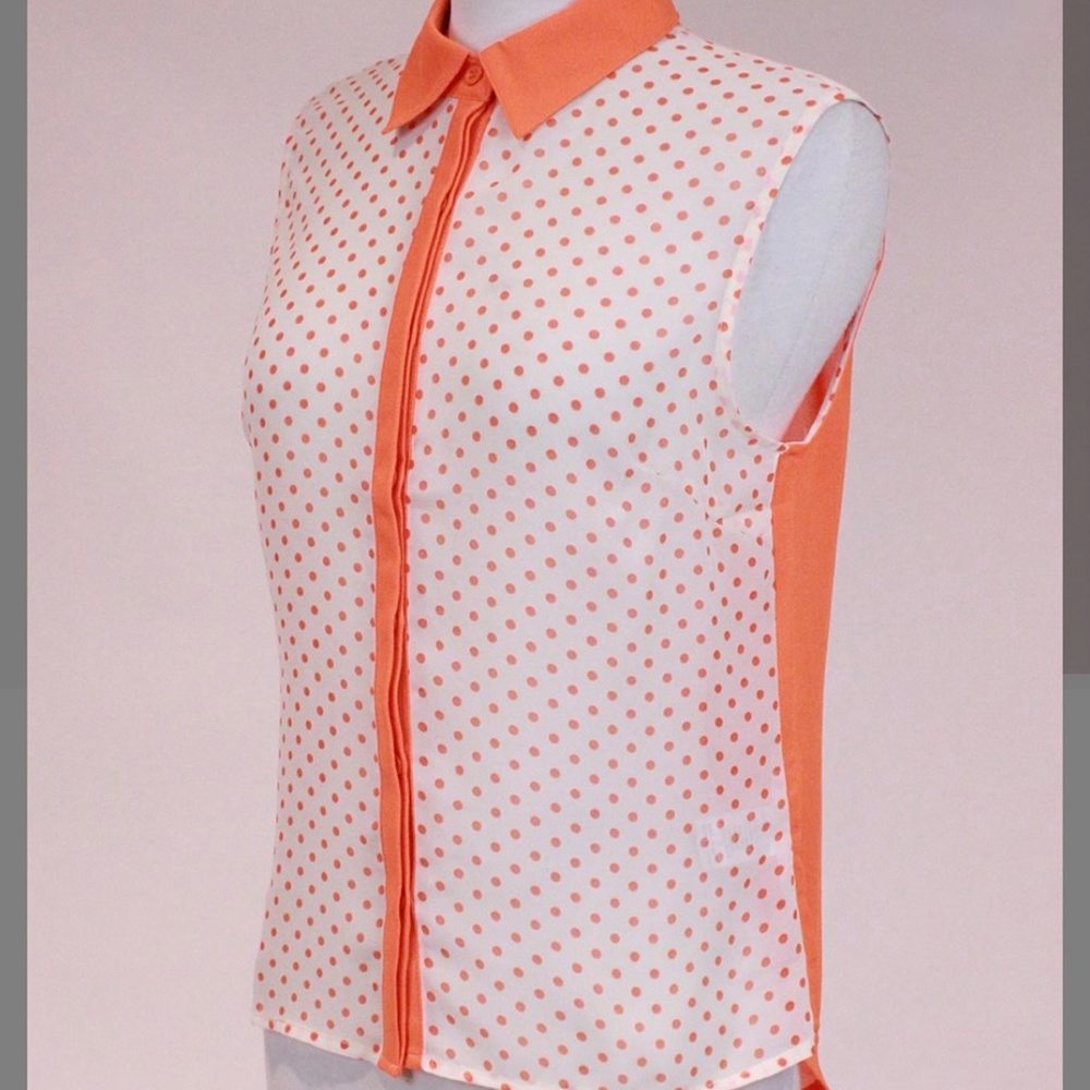 Cute Collared Button Up Print Top Bundle - image 3